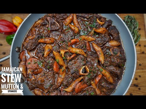 NEW JAMAICAN STEW MUTTON & SPINNERS (SAME RECIPE FOR OXTAIL)