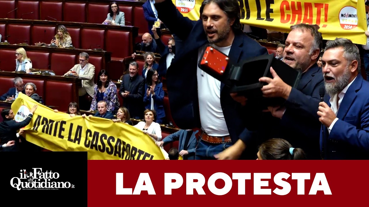 Caso Delmastro e clan Senese, blitz M5S alla Camera: “Basta segreti, fuori le chat!”