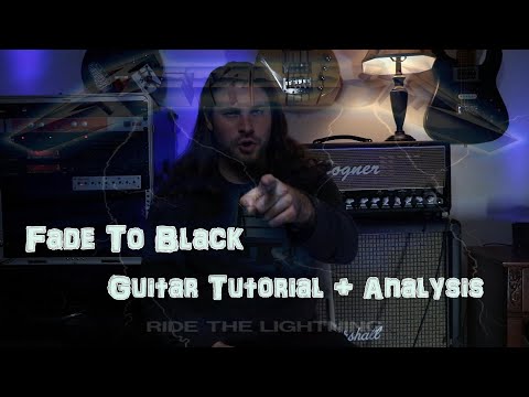 FADE TO BLACK Guitar Tutorial/Analysis (Metallica) [Let's Learn Ride The Lightning EP #4]