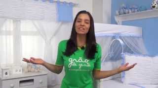 Quarto para Bebê sem Cama Babá Dengo Azul | Ref: 47403