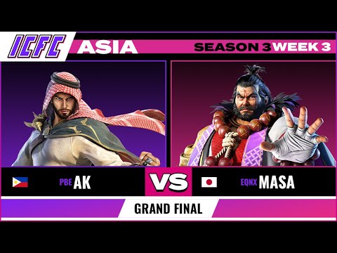 AK (Akuma) vs Masa (Ganryu) ICFC Asia: Season 3 Week 3 - Grand Final