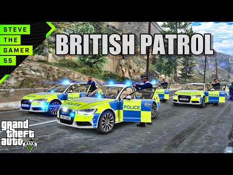 LSPDFR BRITISH PATROL!!!| (GTA 5  LSPDFR MOD ROLEPLAY) 4K