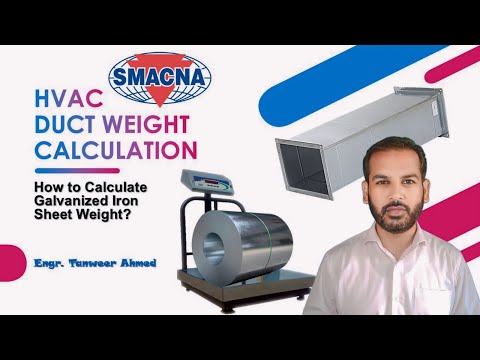 How to Calculate Duct Weight HVAC Duct Weight Calculation in Urdu