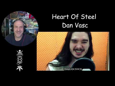 Dan Vasc - "Heart Of Steel" - Reaction & Rant with Rollen (MANOWAR COVER)