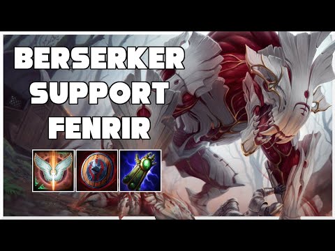 NEW Berserker's Shield Works Wonders on Fenrir Support | Fenrir Build