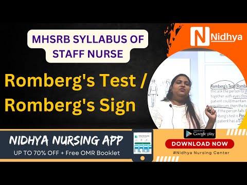 ''Romberg’s Test Explained | Romberg’s Sign'' | Clinical Examination for Balance & Neurology ||