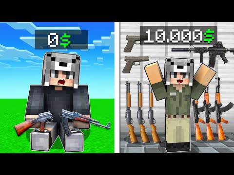 SİLAH SATARAK MİLYARDER OLDUM 😱 - Minecraft