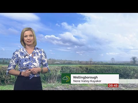 Weather images of the morning, breezy and Maverick (UK) - BBC - 13th May 2022