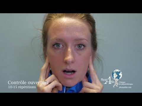 Exercice de réadaptation: Mâchoire (Contrôle ouverture)