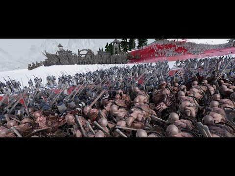 Orcs and trolls storm the knight's outpost