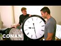 Conan Catches Jordan Schlansky Coming In Late | CONAN on TBS DEFAULT Thumbnail