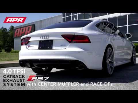 APR RS7 Catback Exhaust System with Center Muffler