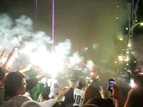 Entrada do Coritiba no jogo Coritiba 1x1 Corinthians-SP - Green Hell - Inferno Verde