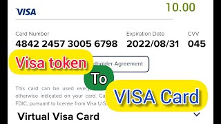 How to redeem visa token and sign-up into Prepaiddigitalsolutions wallet |  Free Virtual Visa Card