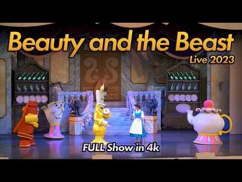 Beauty and the Beast Disney World Live FULL Show in 4k | Disney's Hollywood Studios 2023