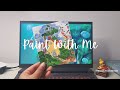 Paint With Me | Watercolor Painting Ideas | Cozy Painting Session