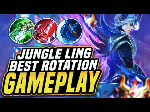 AGGRESSIVE FASTHANDS LING | BEST LING ROTATION | LING JUNGLE - MLBB
