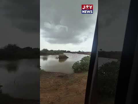 Watch the heavily flooded pits left behind at an alleged illegal sand-winning site in Tsopoli.