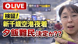 【検証】新千歳空港に夜着は詰む…検証しました！