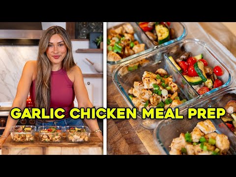 Garlic Butter Chicken Meal Prep I Low Carb I High Protein