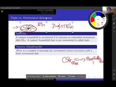 Eduardo Fernández - On the homotopy type of the contactomorphism group of a tight contact 3-manifold