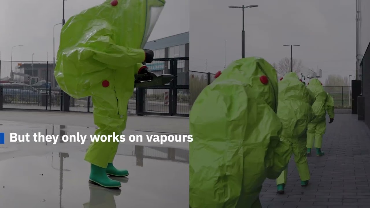 How do OPCW inspectors detect toxic chemicals?