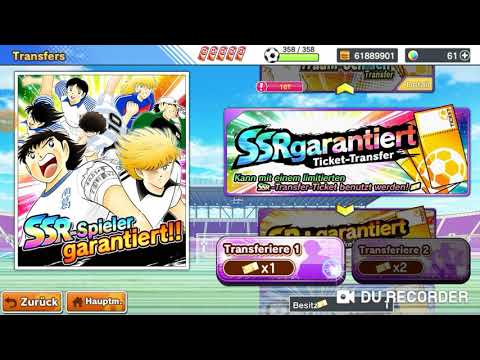Captain Tsubasa Dream Team - SSR Transfer Ticket DEUTSCH