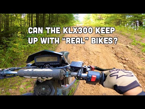 Can Kawasaki KLX 300 Keep Up With “Real” Dirt Bikes? - Hatfield McCoy Trails