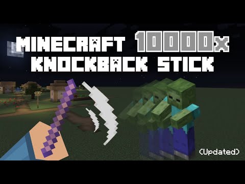 How To Get A Knockback Stick In Minecraft Java (Updated)