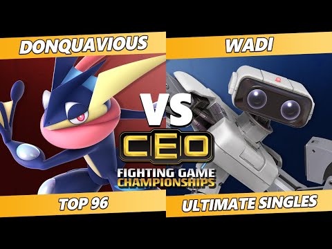CEO 2021 - Donquavious (Greninja) Vs. WaDi (ROB) SSBU Ultimate Tournament