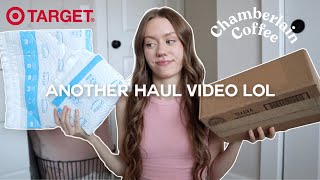 UNBOXING everything i've ordered online: amazon, target, chamberlain coffee | collective try on haul
