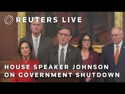 LIVE: House Speaker Mike Johnson speaks on day 35 of shutdown