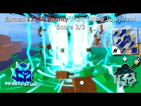 Low Level PVP with The Best Lightning One Shot Combo!! (Blox Fruit)