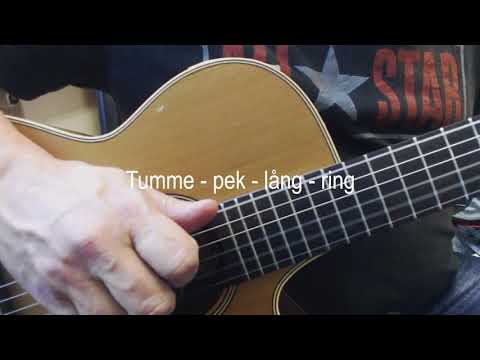 Lär dig spela gitarr - Gitarr för nybörjare - Fingerplock - Janne Höijer