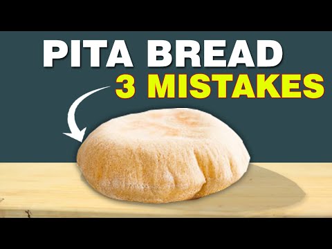 Never buy Pita Bread again! | COMMON MISTAKES | made in 3 ways (oven, air fryer & frying pans)