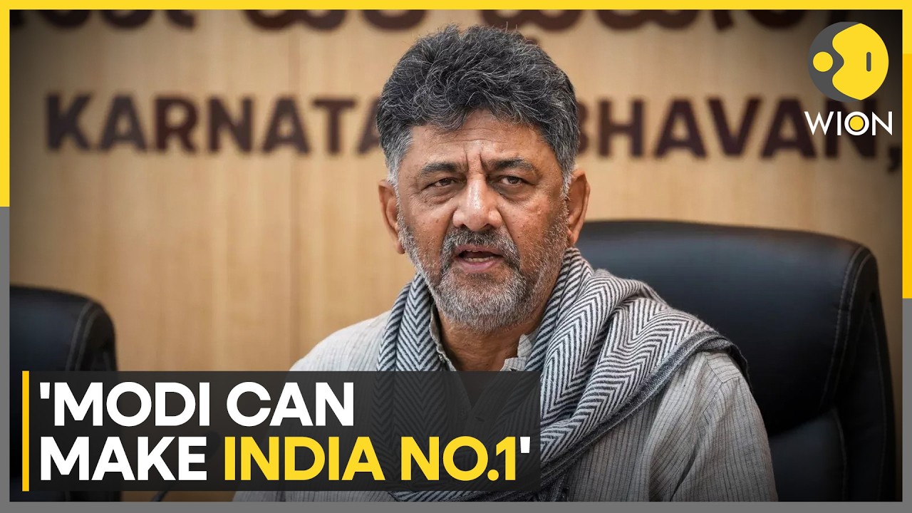 DK Shivakumar Appeals to PM Modi to Support Development in Karnataka | WION News