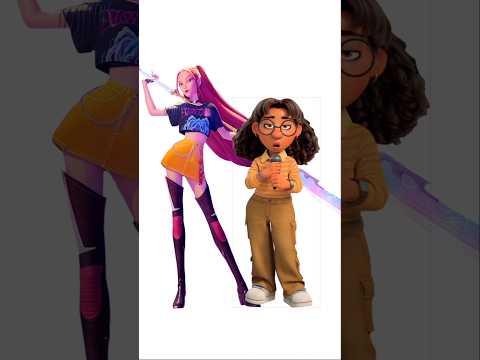 Priya als Mira – K-Pop-Dämonenjäger #kpopdemonhunters #turningred #digitalart