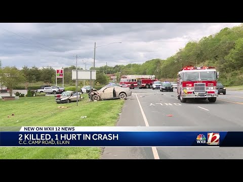 Two people killed in crash in Elkin on CC Camp road