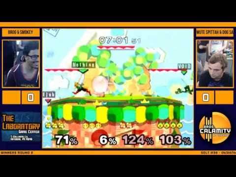 S@LT #38 | Brog & Smokey Bluntz vs Mute Spittah & Dog Sauce - Winners Round 2 - SSBM