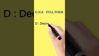D.N.A full form | Full form of D.N.A | #full form