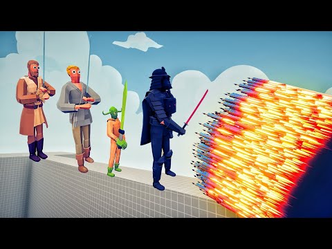 STAR WARS TEAM vs EVERY GOD - Totally Accurate Battle Simulator TABS