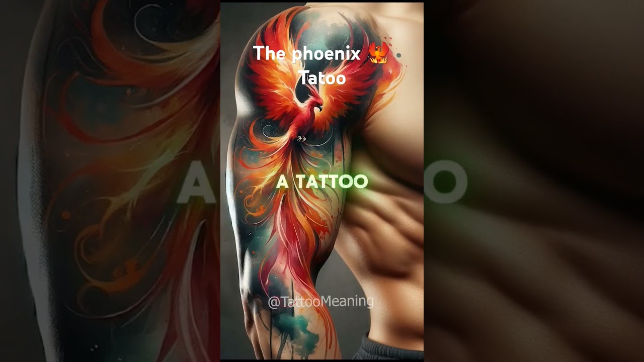 The Shocking phoenix Tattoo Meaning #tattoo #ink #tattooideas #factsshorts #tattooartist #japan