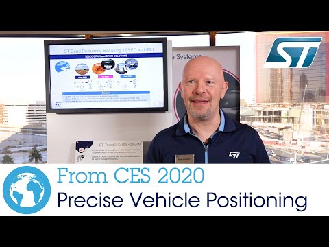 From CES 2020: Precise Vehicle Positioning, Enabled Using ST's 6 Axes IMU and GNSS Solutions