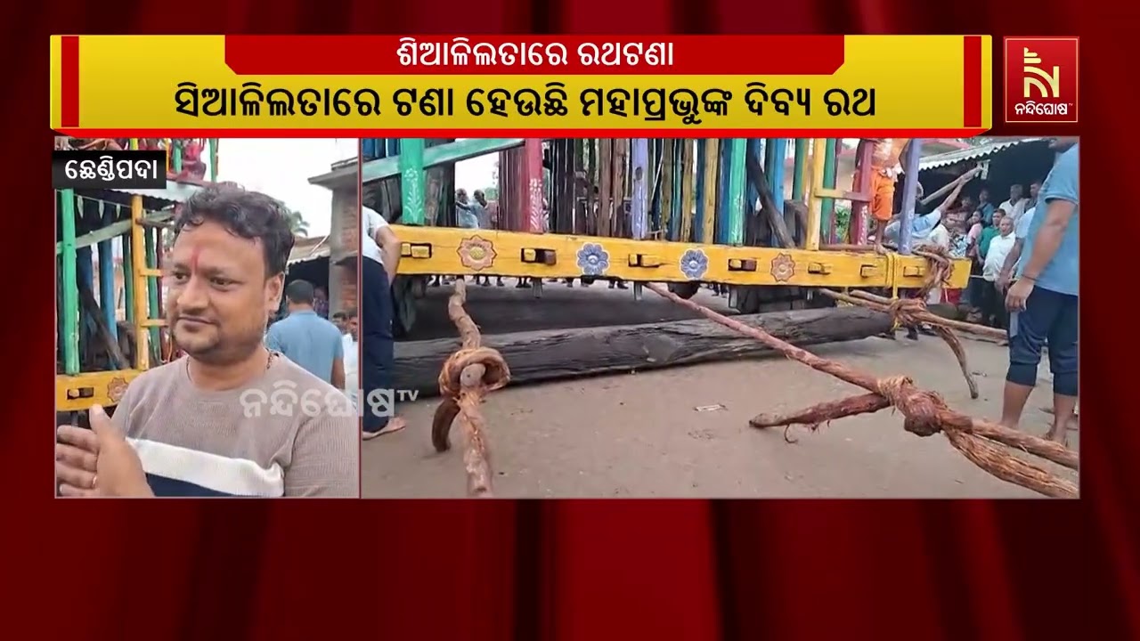 ଦୀର୍ଘ ୫ ଶହ ବର୍ଷ ହେବ ସିଆଳି ଲତାରେ ଟଣା ହେଉଛି ରଥ