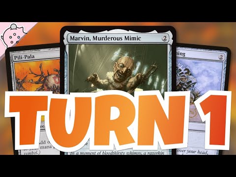Turn 1 Win?!? | Marvin, Murderous Mimic | Combo King Commander Deck | Magic the Gathering
