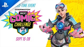 PlayStation verwatch - Tracer's Comic Challenge Launch Sizzle | PS4 anuncio