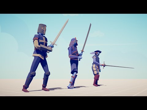 SWORD TRIO vs EVERY UNIT - Totally Accurate Battle SImulator TABS