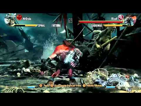 comeback Spinal vs Sabrewulf