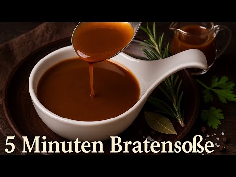 Diese 5 Minuten Bratensoße rettet jedes Essen!