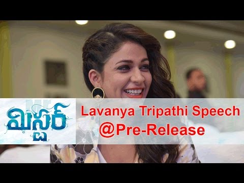 Lavanya Tripathi Speech at Mister Pre - Release Event